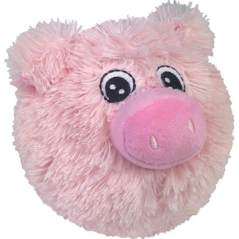 Petlou EZ Squeaky Pig Ball Plush Dog Toy, Small | Petco