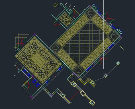 Marble Flooring patterns cad drawings