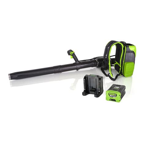 Greenworks Pro 60-volt Max 540-CFM 140-MPH Handheld Leaf Blower (Battery Included) in the Leaf ...