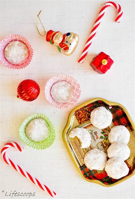 Life Scoops: Italian Wedding Cookies / Mexican Wedding Cake Cookies / Snowball Cookies / Russian ...