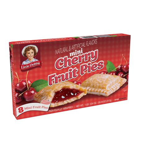 Little Debbie Cherry Fruit Pies, 8 ct, 18.04 oz - Walmart.com