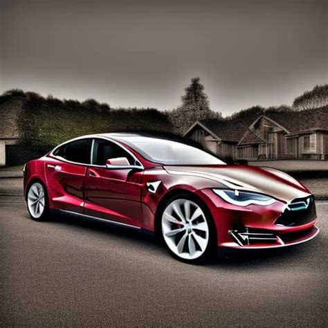 Tesla car - AI Generated Artwork - NightCafe Creator