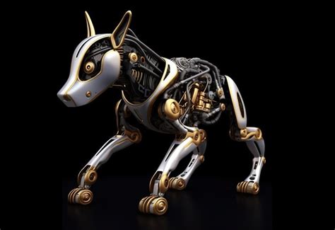 Premium AI Image | Ai robot dog