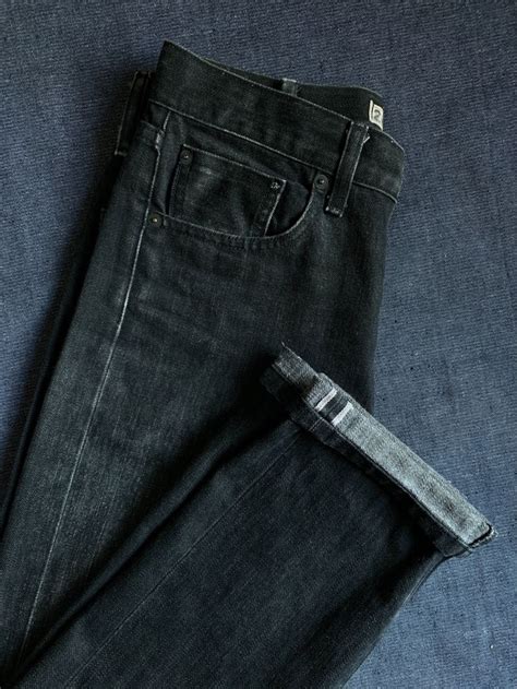 Uniqlo Japan Selvedge Black Denim, Women's Fashion, Bottoms, Jeans ...