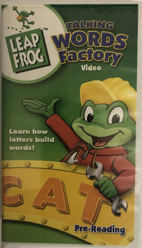 LeapFrog: Talking Words Factory(VHS 2003)TESTED-RARE VINTAGE COLLECTIBLE-SHIP24H - VHS Tapes