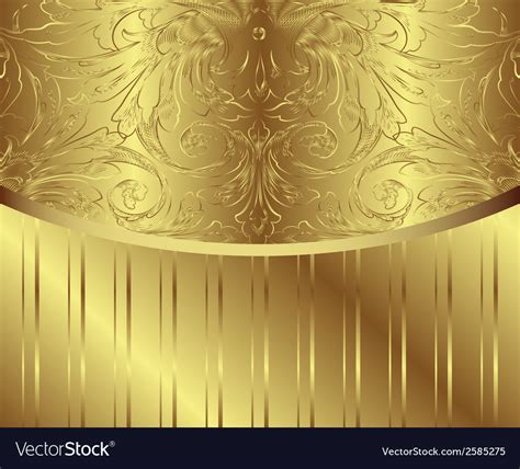 Vintage pattern golden royal design Royalty Free Vector