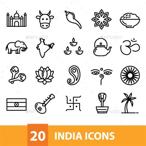 20 India Icons