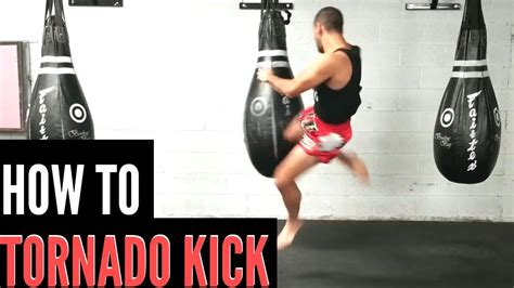 HOW TO DO A TORNADO KICK SLOW MOTION - YouTube