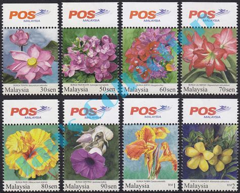 Ian's Collection: Stamps with Pos Malaysia Logo on Margin