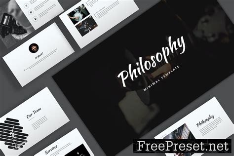 Philosophy Powerpoint Template X29KZU7