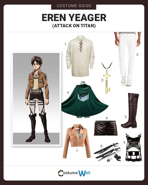 Dress Like Eren Yeager Costume | Halloween and Cosplay Guides