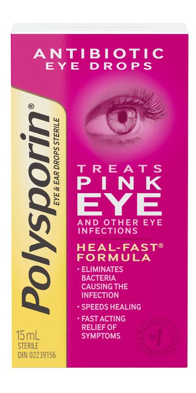 Buy Polysporin Antibiotic Eye Drops for Pink Eye at Well.ca | Free Shipping $35+ in Canada