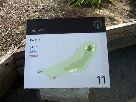 Cape Schanck Golf Course - Cape Schanck Layout of Hole 11: Par 4