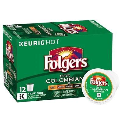 Folgers Coffee Decaf Colombian Keurig K-Cups 25500200422 | eBay