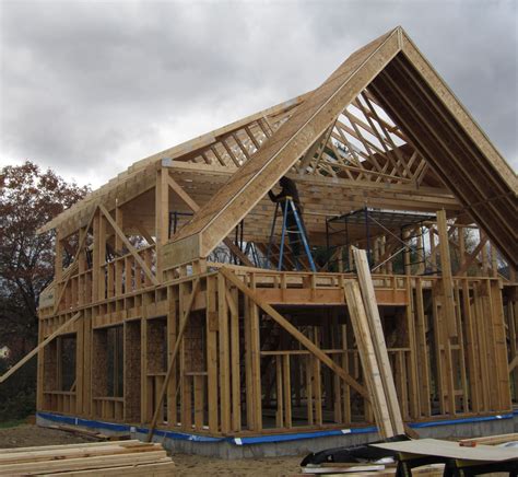 Timber frame construction, House in the woods, Roofing options