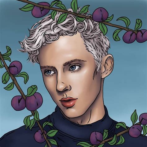 Digital drawing of Troye Sivan by @hannahapril_ | Art, Troye sivan drawing, Drawings