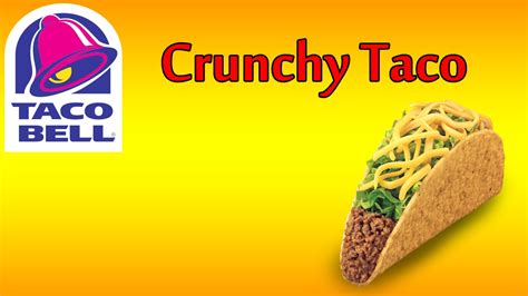 ♦ Taco Bell Crunchy Taco ♦ The Fast Food Review ♦ - YouTube