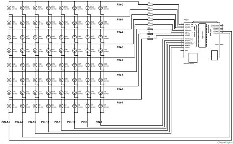 Scrolling Text Display on 8x8 LED Matrix using Arduino