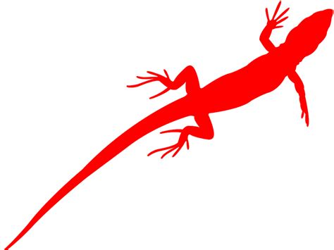 Lizard Silhouette | Free vector silhouettes