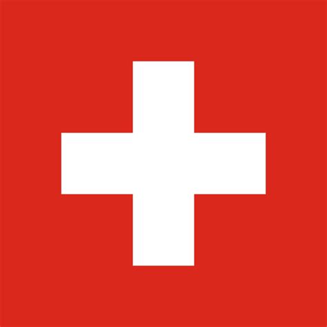 Switzerland flag color codes