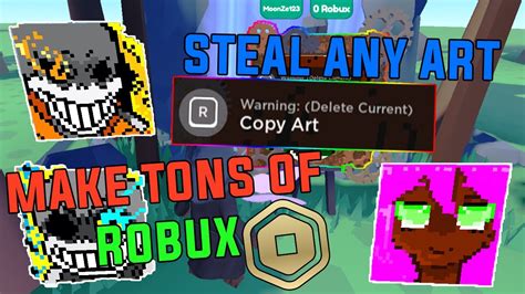 ROBLOX OP STARVING ARTISTS SCRIPT [ COPY ART , GET TONS OF ROBUX , LEGIT COPYING... ] - YouTube