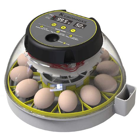 Buy KEBONNIXS 12 Egg Incubator with Humidity Display, Egg Candler, Automatic Egg Turner, for ...