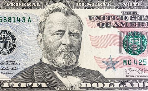 Ulysses S Grant 50 Dollar Bill