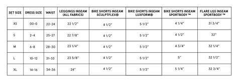 Size Chart