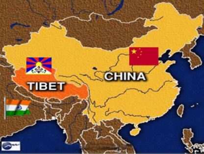 Map India China Tibet – Get Map Update