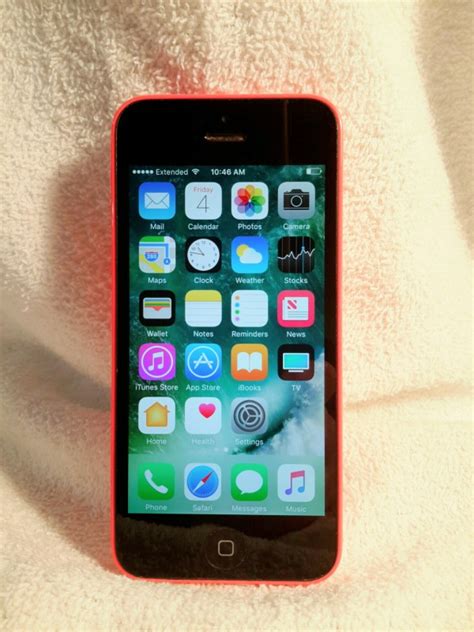 iBid Lot # 14510 - Apple iPhone 5c 8GB Cell Phone Pink MGEX2LL/A - 1 each