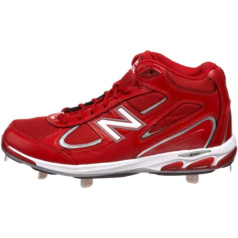 New balance Mens Baseball Cleat in Red for Men | Lyst