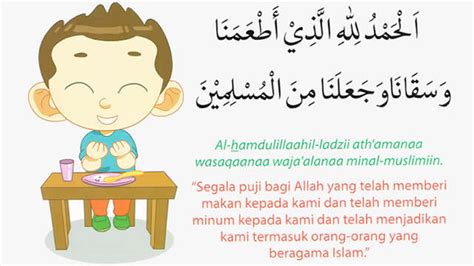 Doa Sesudah Makan - Risalah Doa Dan Amalan Zikir