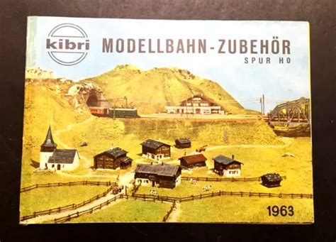 KIBRI MODEL TRAIN Railroad Catalog 1963 HO Gauge Factories Bridges Buildings $14.99 - PicClick