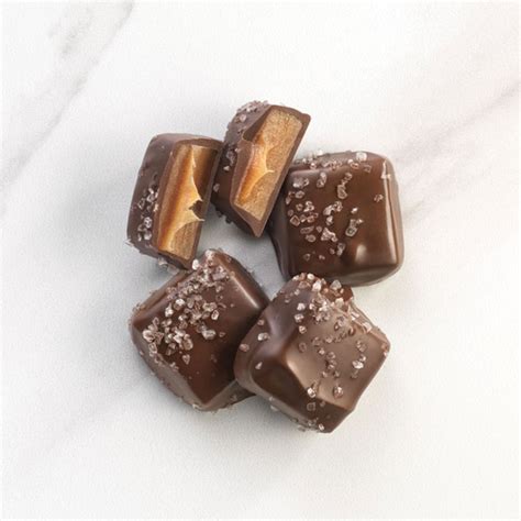 Dark Chocolate Sea Salt Caramels - American Fundraising Services, Inc.