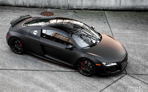 Audi R8 Black Wallpaper