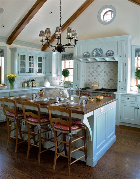 27 Cabinets for the Rustic Kitchen of Your Dreams | Country kitchen designs, Blue french country ...