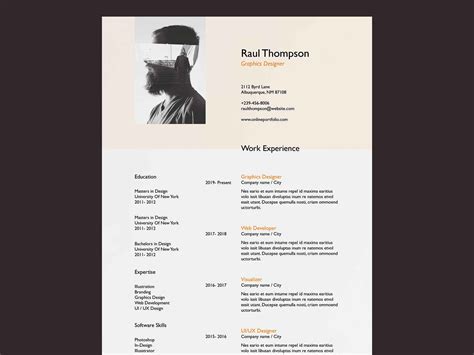 Designer Creative Resume Template