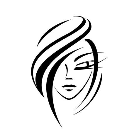 Girl Face Logo Vector Art, Icons, and Graphics for Free Download