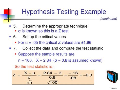 Hypothesis Testing