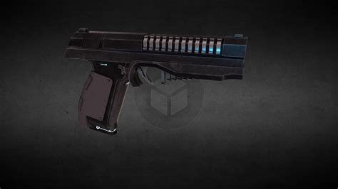 CyberPunk HandGun - Buy Royalty Free 3D model by Giordani_Mathieu [adaafbb] - Sketchfab Store