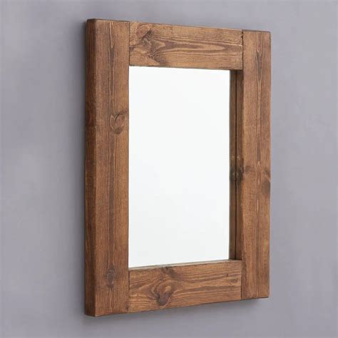 Rustic Wooden Frame Mirror - Buy Decorative Wooden Framed Mirror,Brass Framed Mirrors,12x12 ...