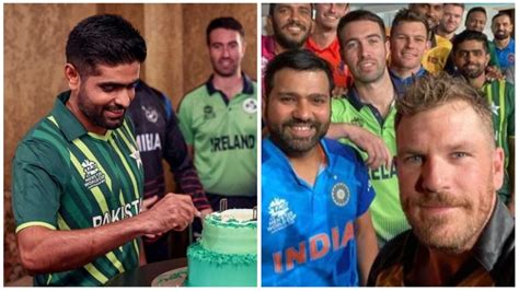 Watch: Aaron Finch's sweet gesture to celebrate Babar's b'day at T20 WC ...