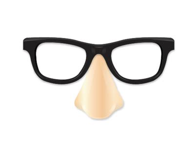 Dribbble - Glasses and Nose Disguise by Tom Jarrett