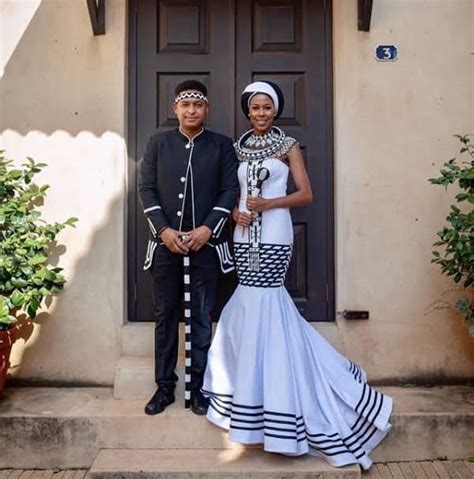 Clipkulture | Couple In Modern Xhosa Traditional Wedding Outfit