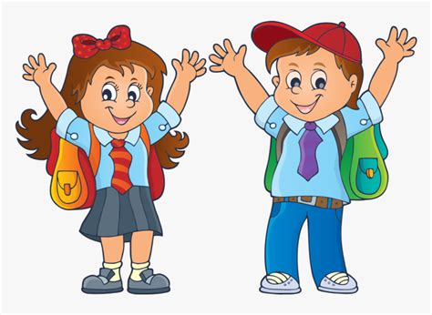 Art,people,child - Kids At School Clipart, HD Png Download - kindpng