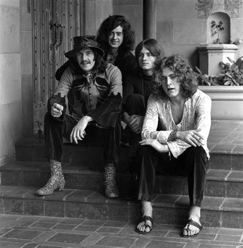 Globe Photos Entertainment Portrait Of Led Zeppelin Band Members ...