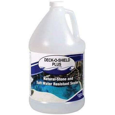 Deck-O-Shield Plus Premium Water-Based Clear Pool Deck Sealer - 1 Gallon by Deck-o-Seal ...