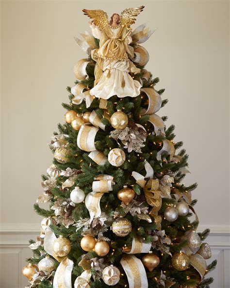 Silver and Gold Christmas Tree - Christmas Tree Decorating Ideas