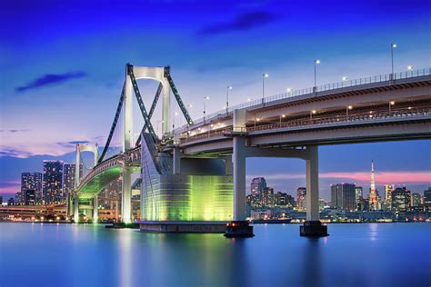 Tokyo Rainbow Bridge by Image Provided By Duane Walker