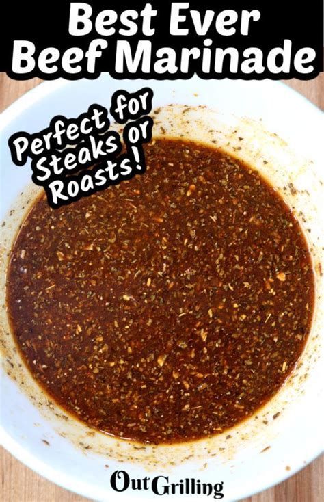 Best Beef Marinade {for Roast Beef or Steak} - Out Grilling | Roast ...